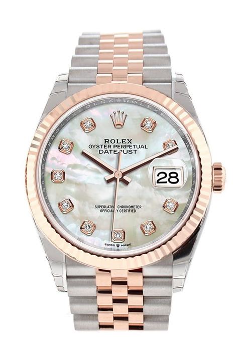 rolex mother of pearl datejust 31|rolex 36mm datejust with diamonds.